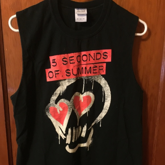 Gildan Tops - 5 Seconds of Summer Muscle Tee 3 for $10